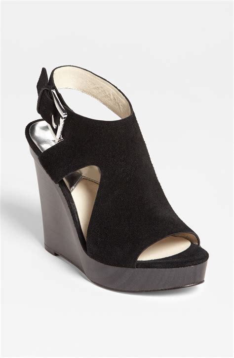 michael kors suede wedges|michael kors wedges sale.